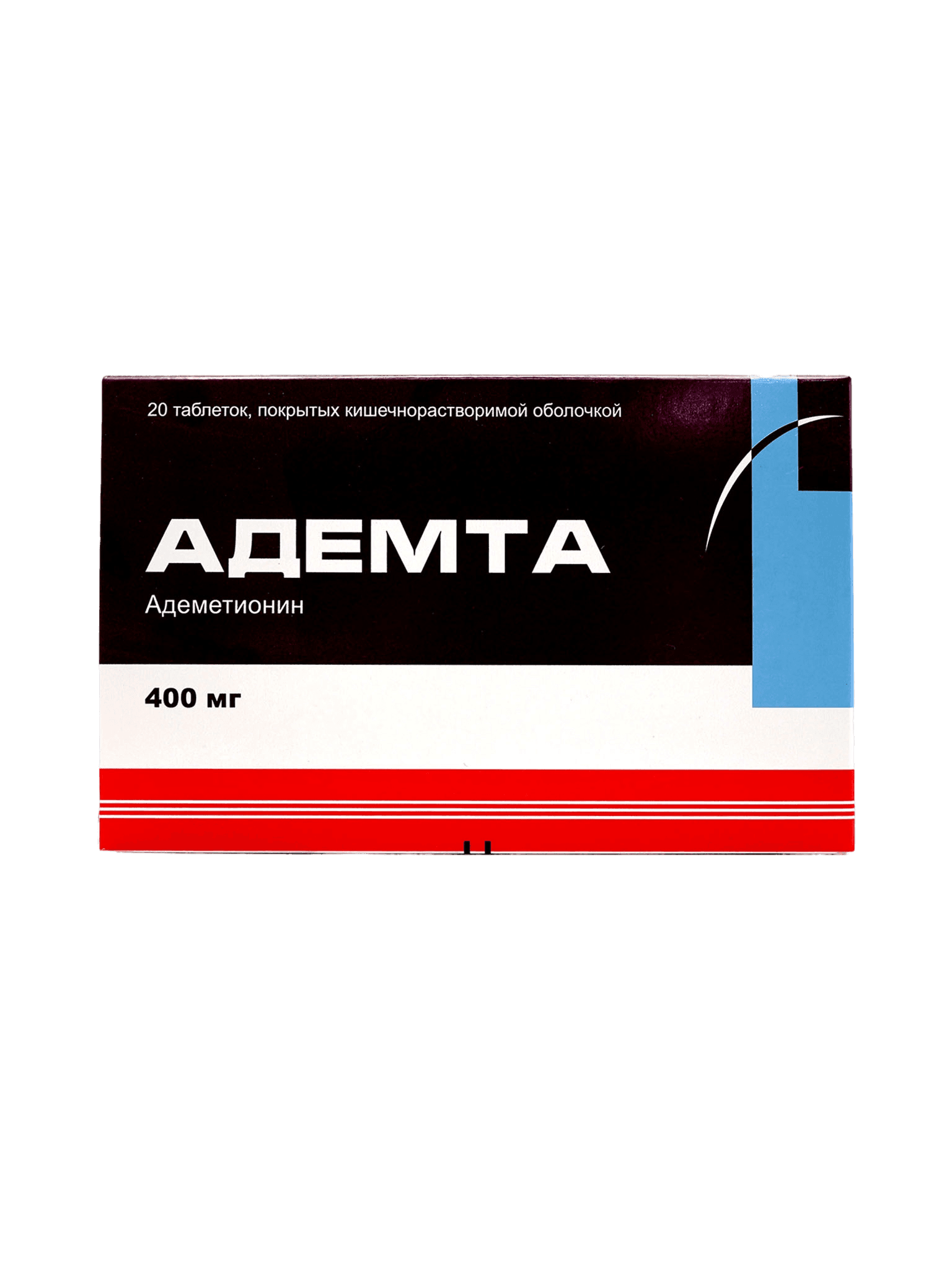 Адемта, 400 мг, таб. №20
