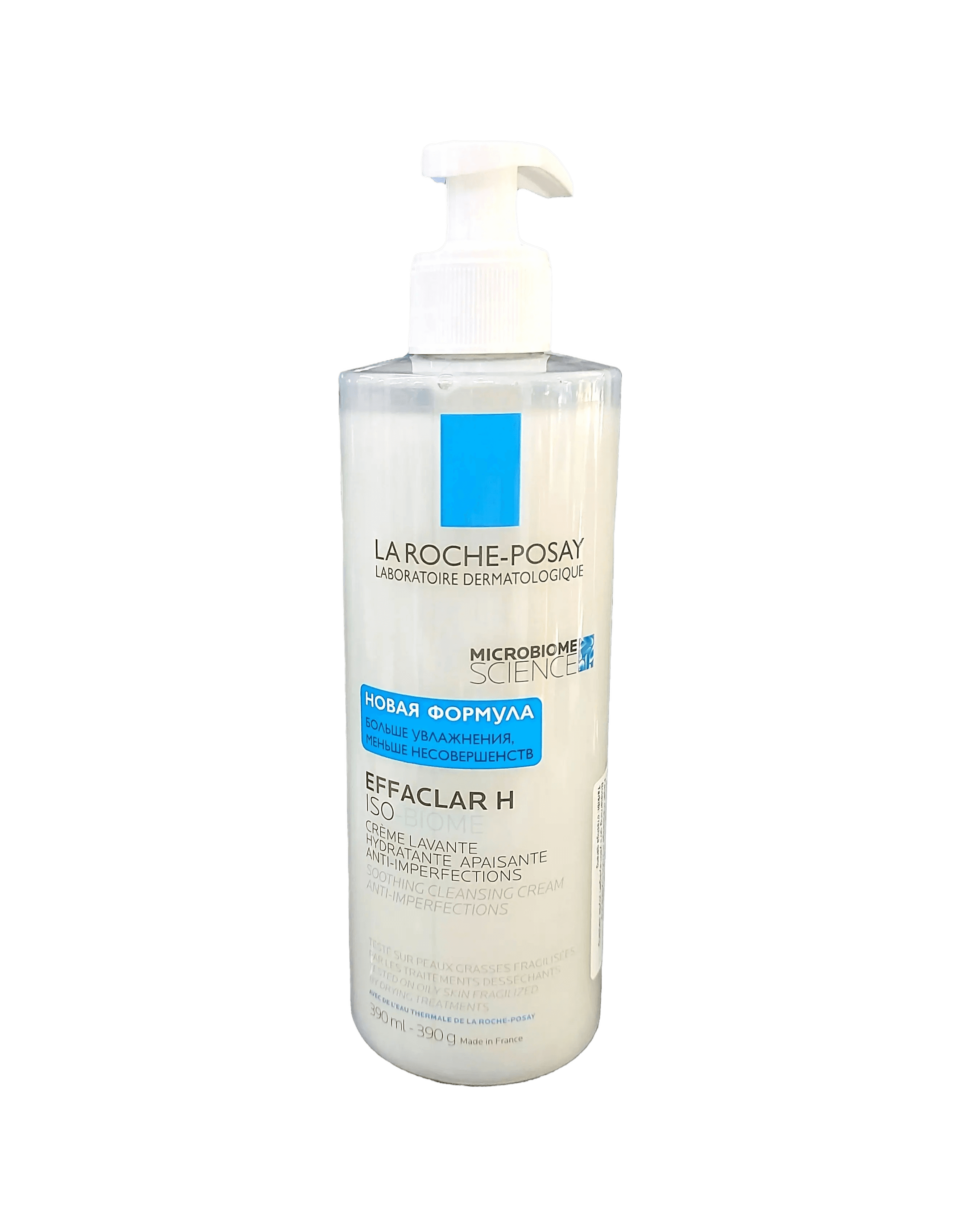Крем-гель Успокаивающий Очищающий La Roche-Posay Effaclar H ISO-Biome, 390 мл