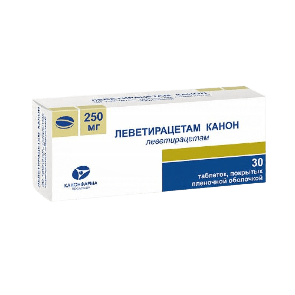 Леветирацетам Канон, 250 мг, таб. №30