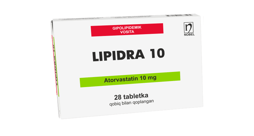 Липидра, 10 мг, таб. №28