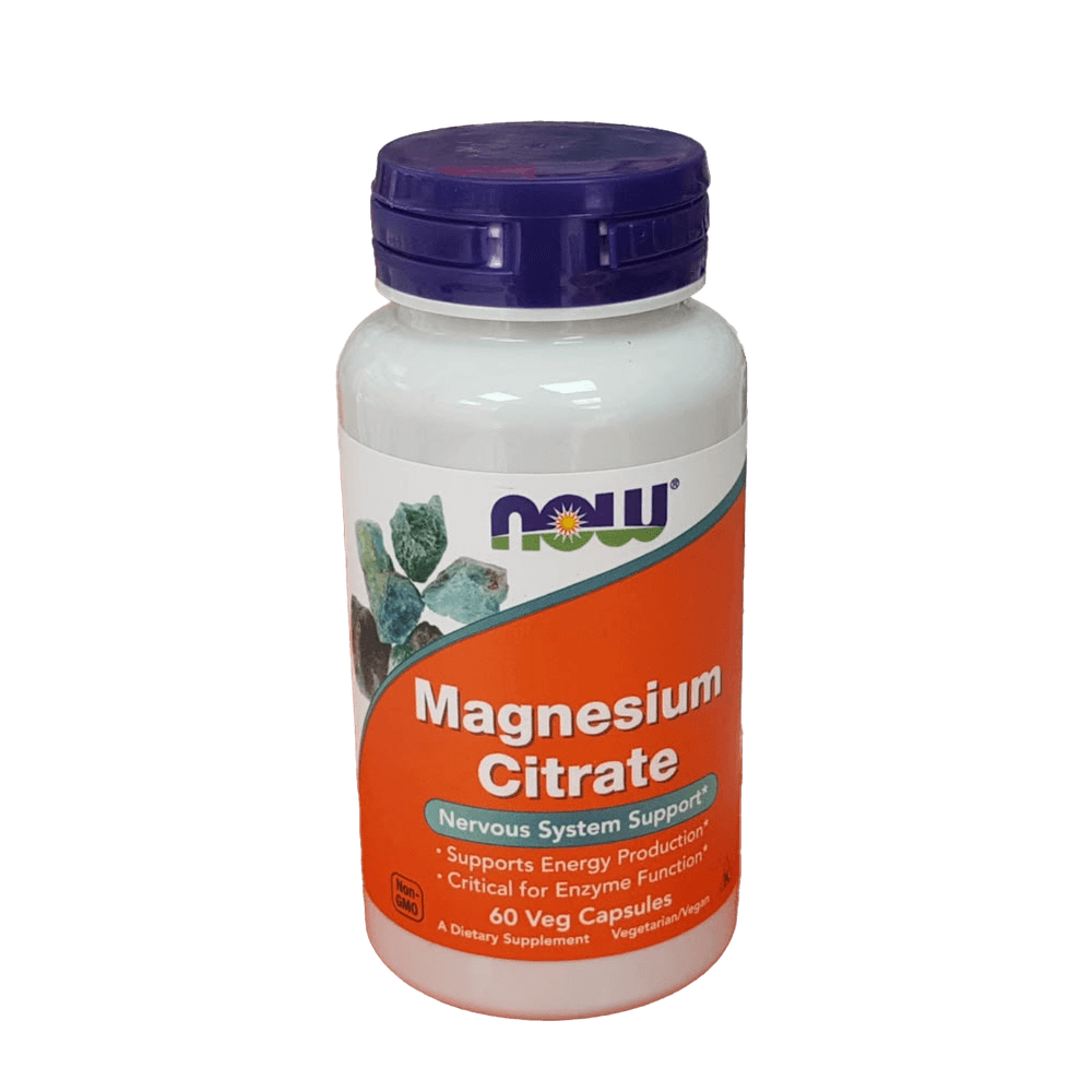 Магния цитрат (NOW Magnesium Citrate), капс. №60
