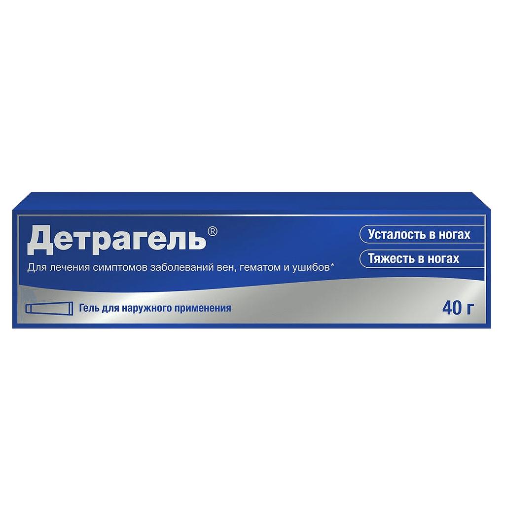 Детрагель, 40 г, гель