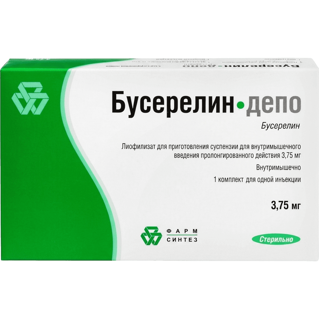 Бусерелин-Депо, 3,75 мг, флак. №1