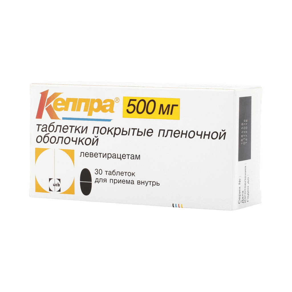 Кеппра, 1000 мг, таб. №50