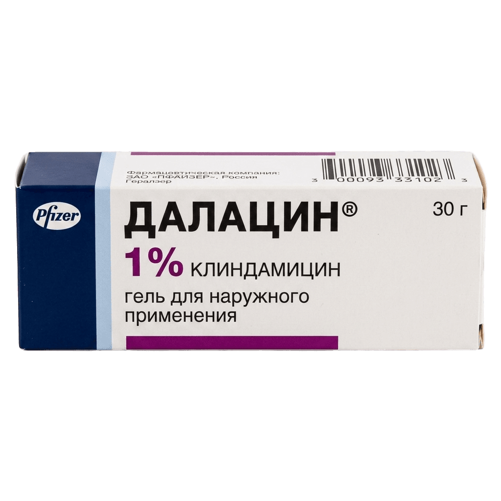 Далацин, 1%, 30 г, гель