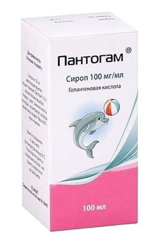 Пантогам, 100 мг/мл, 100 мл, сироп