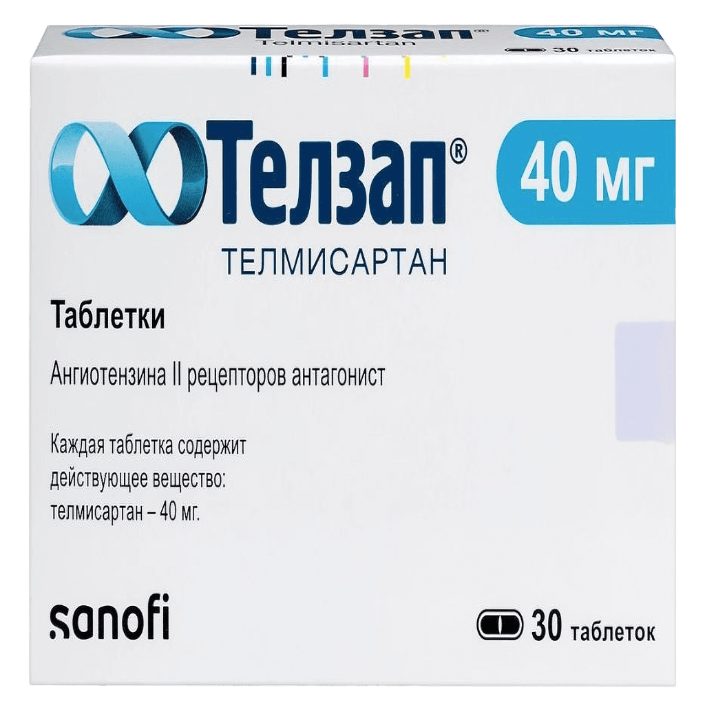 Телзап, 40 мг, таб. №30