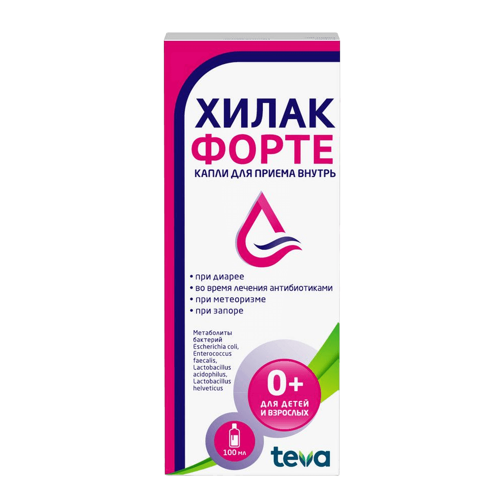 Хилак Форте, 2,2 мл, капли. №30