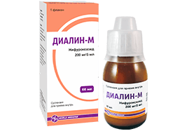 Диалин-М, 200 мг/5 мл, 60 мл, сусп.