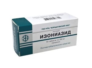 Изониазид, 200 мг, таб. №50