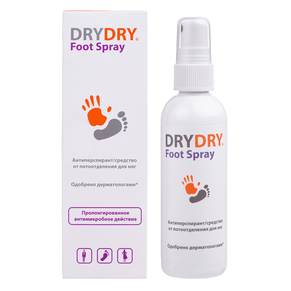 Антиперспирант DryDry Foot spray, 100 мл