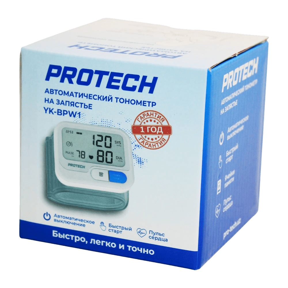 Тонометр на запястье Protech, м. YK-BPW1