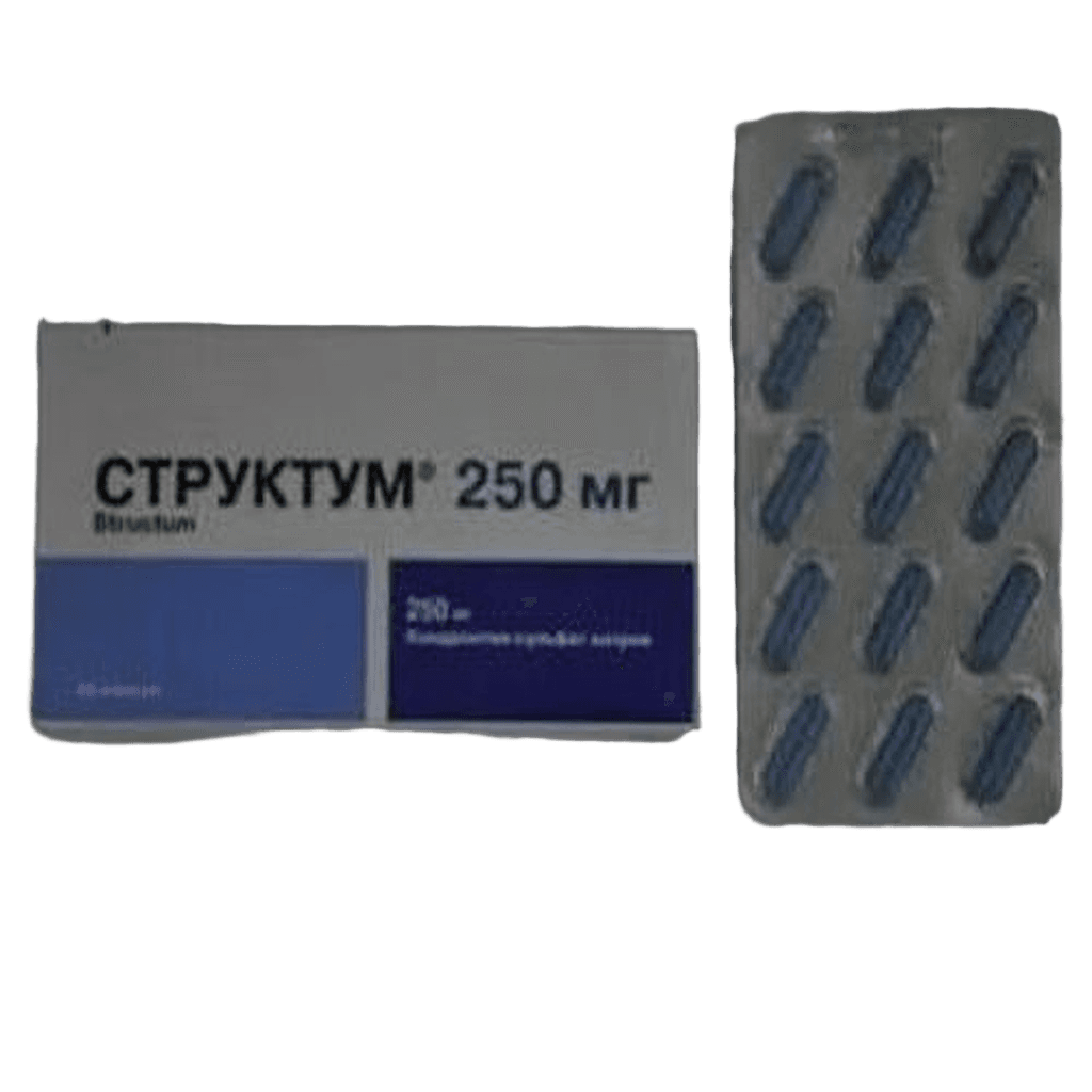 Структум, 250 мг, капс. №60