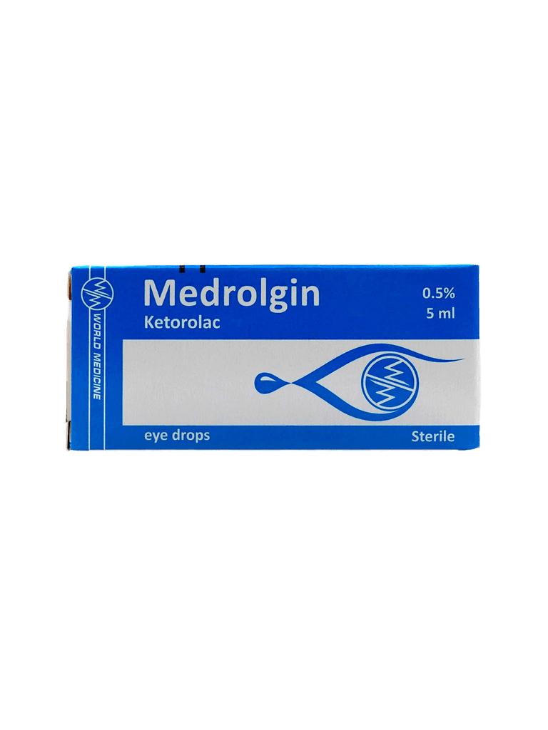 Медролгин, 0,5%, 5 мл, капли глаз.