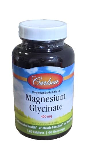 Магний Глицинат (Carlson Magnesium Glycinate), 400 мг, таб. №120