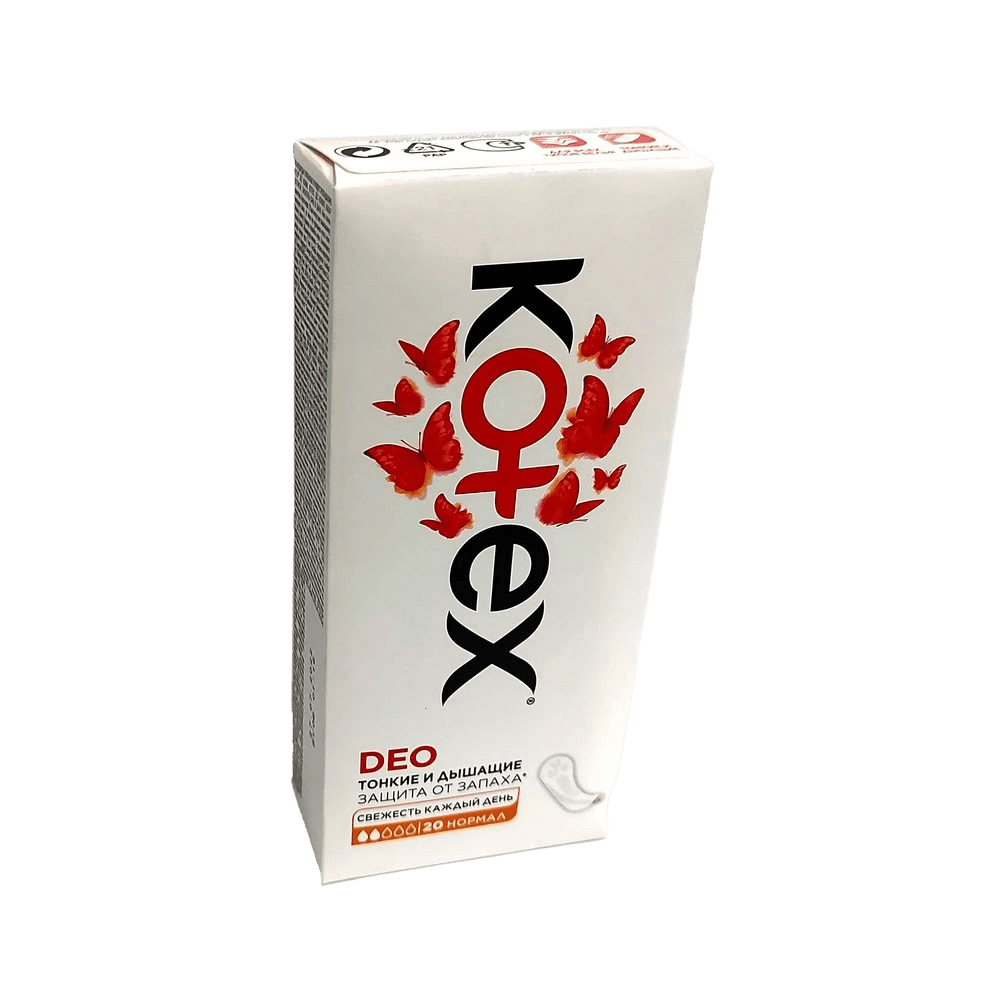 Прокладки гиг. ежед. Kotex Deo Ультратонкие, №20