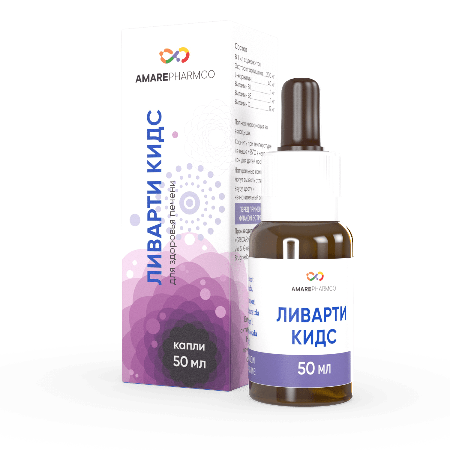Livarti Kids, 50 ml, kapli