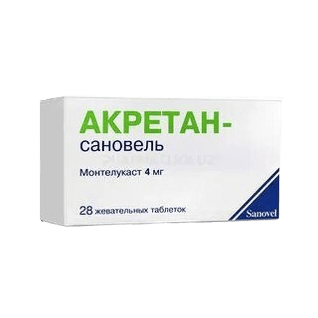 Акретан-сановель, 4 мг, таб. №28