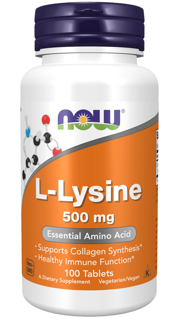 L-лизин (NOW L-Lysine), 500 мг, таб. №100