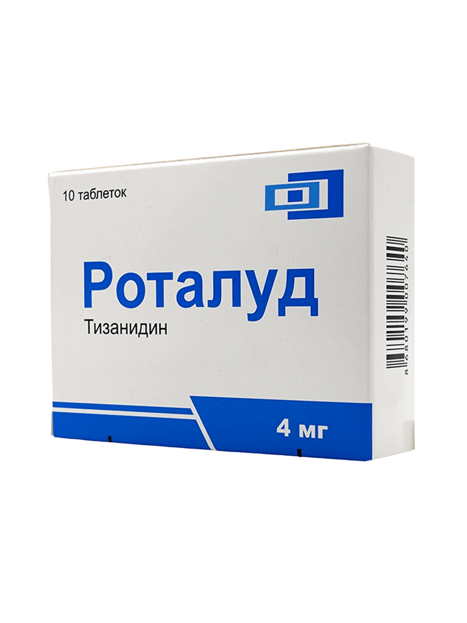 Роталуд, 4 мг, таб. №10