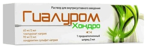 Гиалуром Хондро, 60 мг/3 мл, 3 мл, шпр. №1