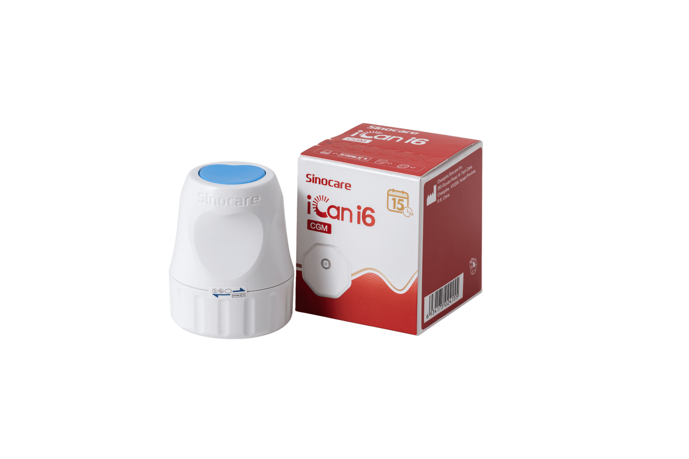 Система непрерывного мониторинга глюкозы Sinocare ICan i6 CGM