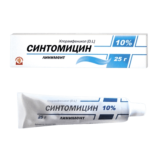 Синтомицин, 10%, линимент, 25 г