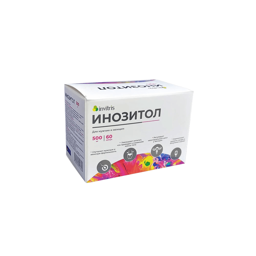 Инозитол (NOW Inositol), 500 мг, капс. №100