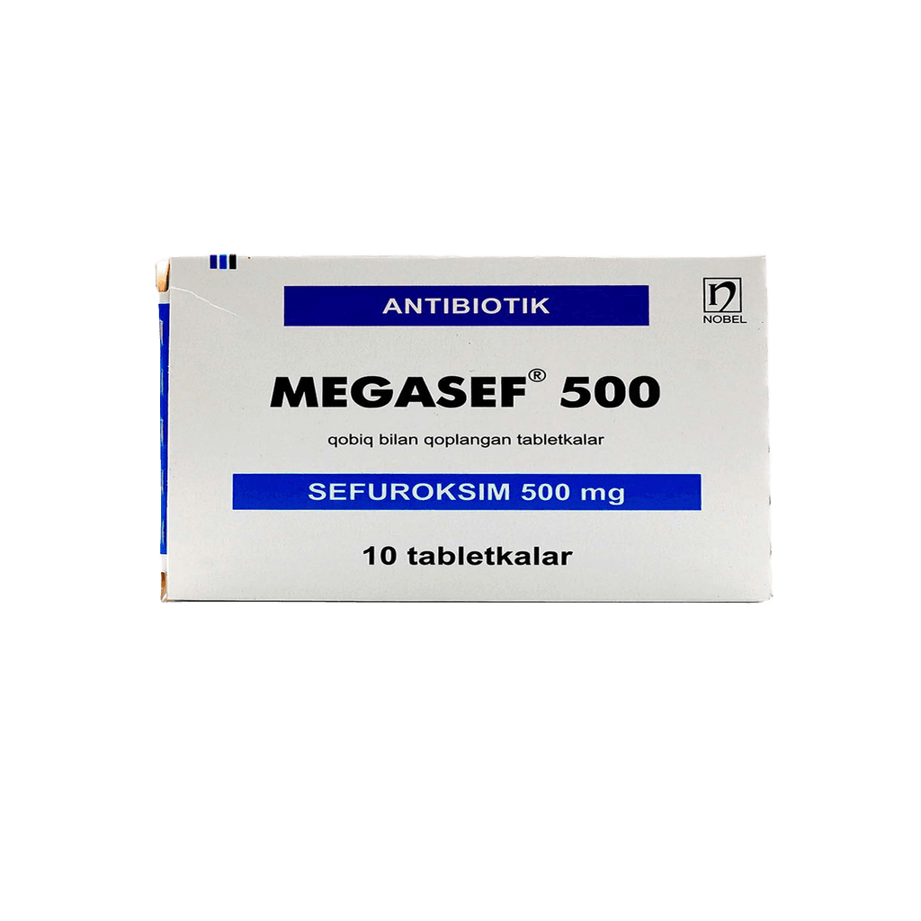 Мегасеф, 500 мг, таб. №10