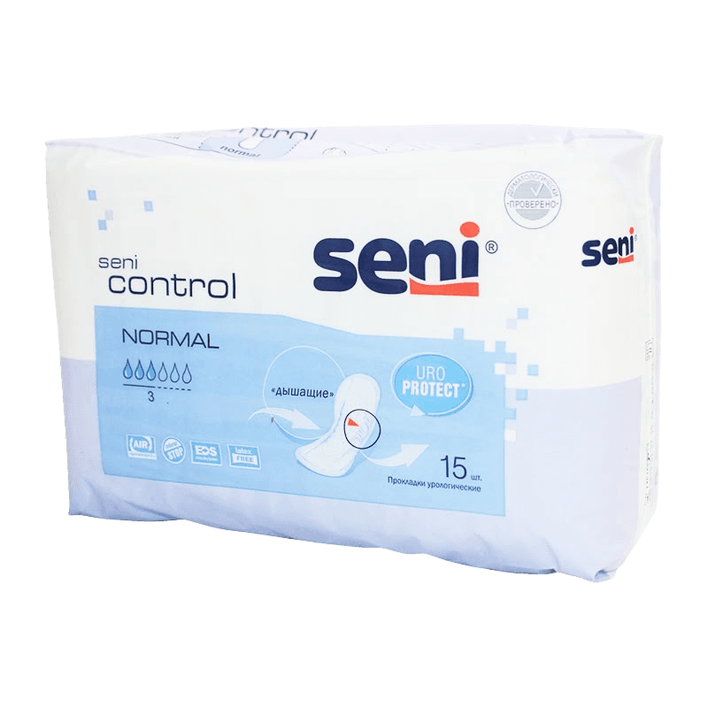 Прокладки урологические Seni Control Normal, №15