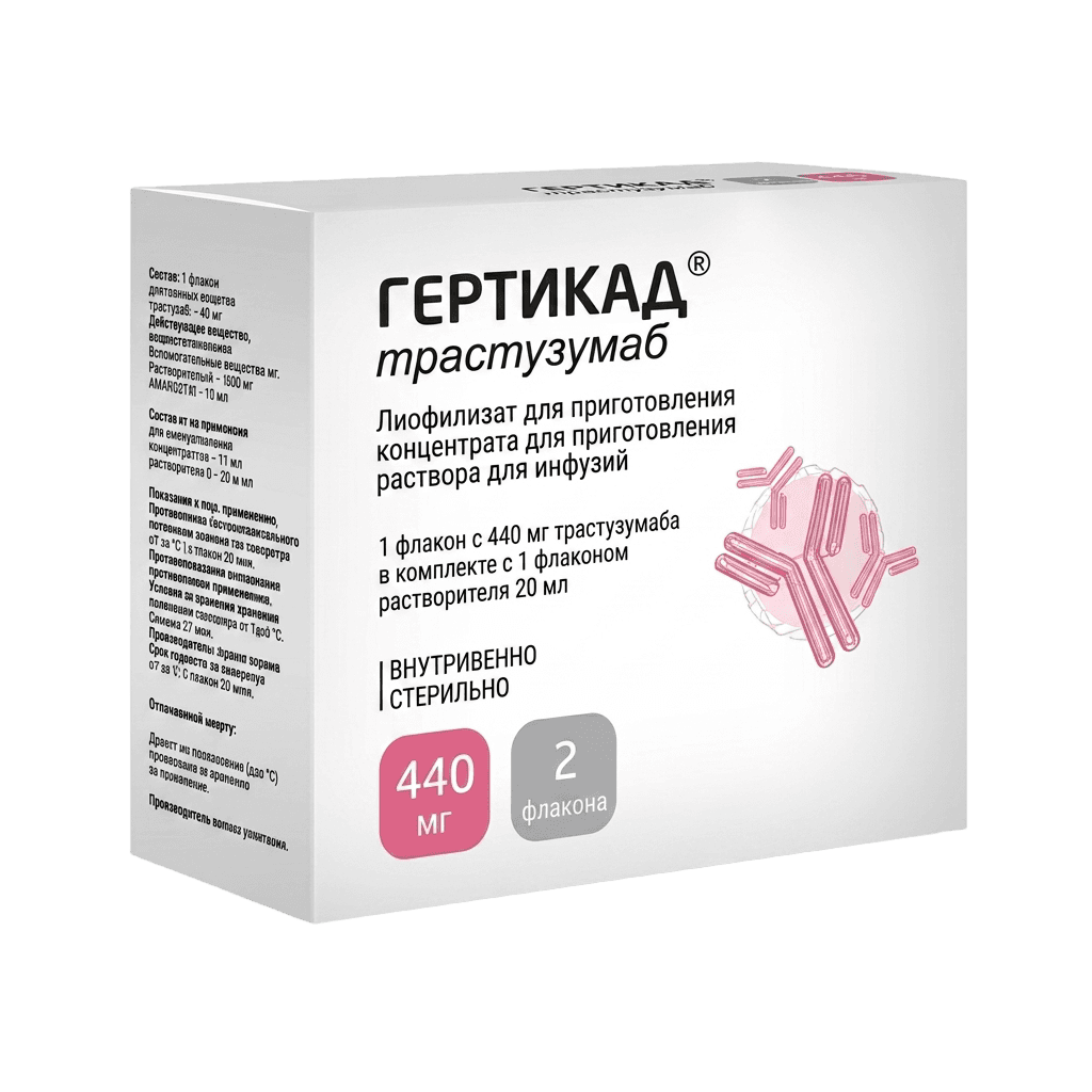 Гертикад, 440 мг, флак. №1