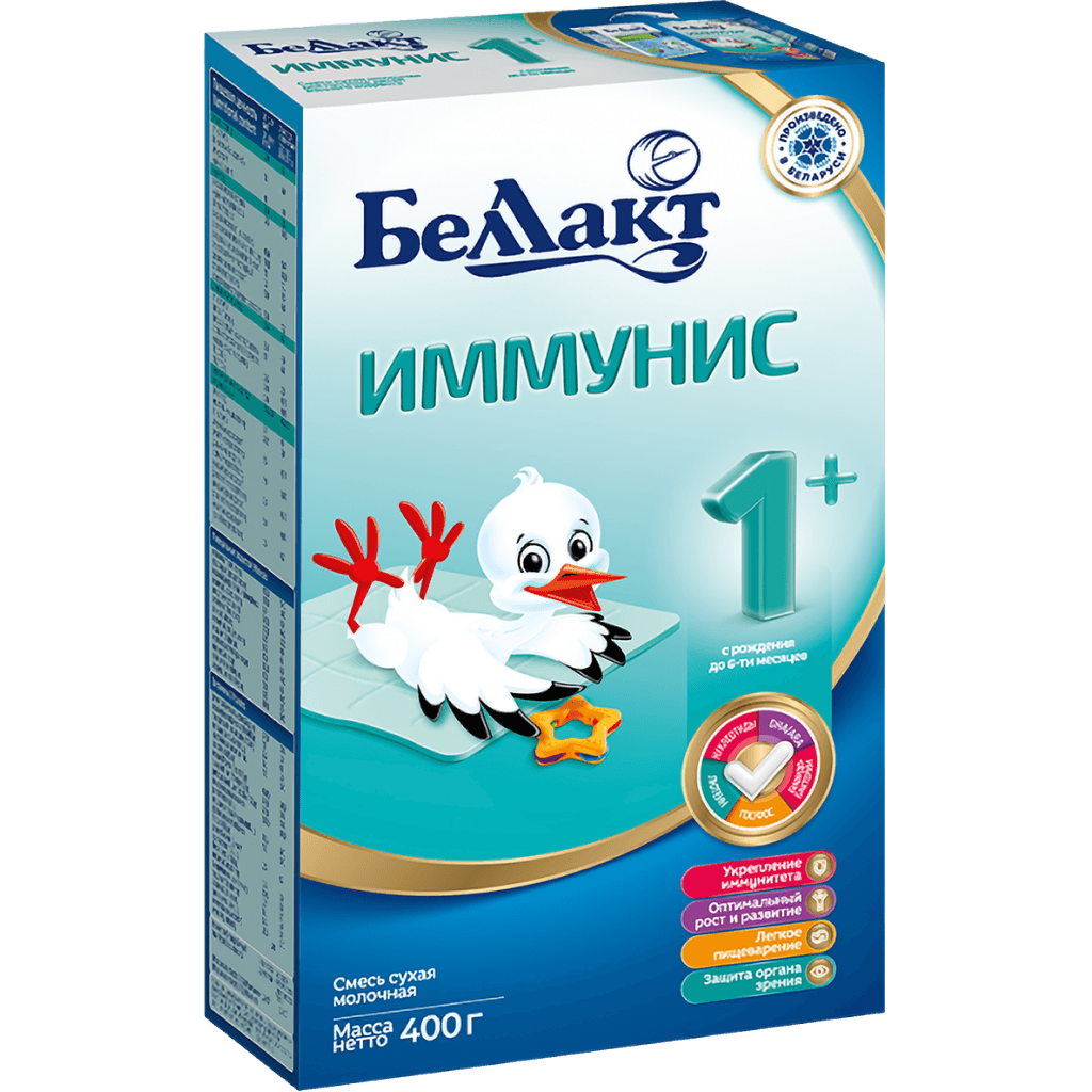 Смесь молочная Беллакт Иммунис 1+, 0-6 мес. 400 г
