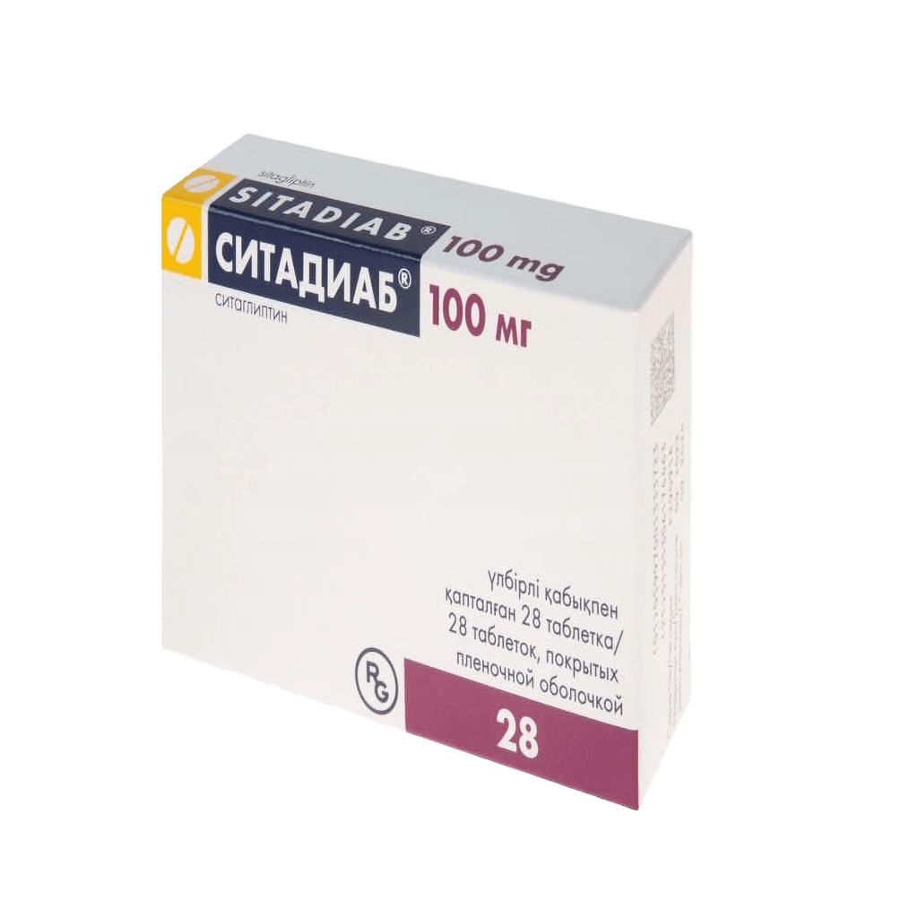 Ситадиаб, 100 мг, таб. №28