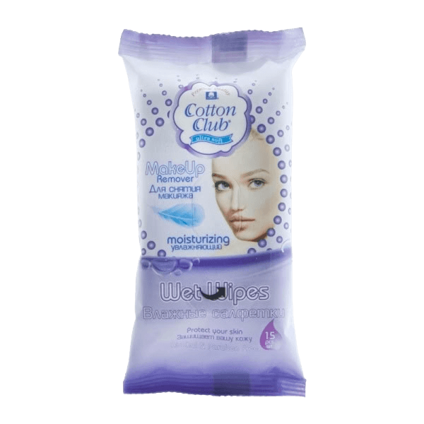 Салфетки влажные Cotton Club Make up, №15