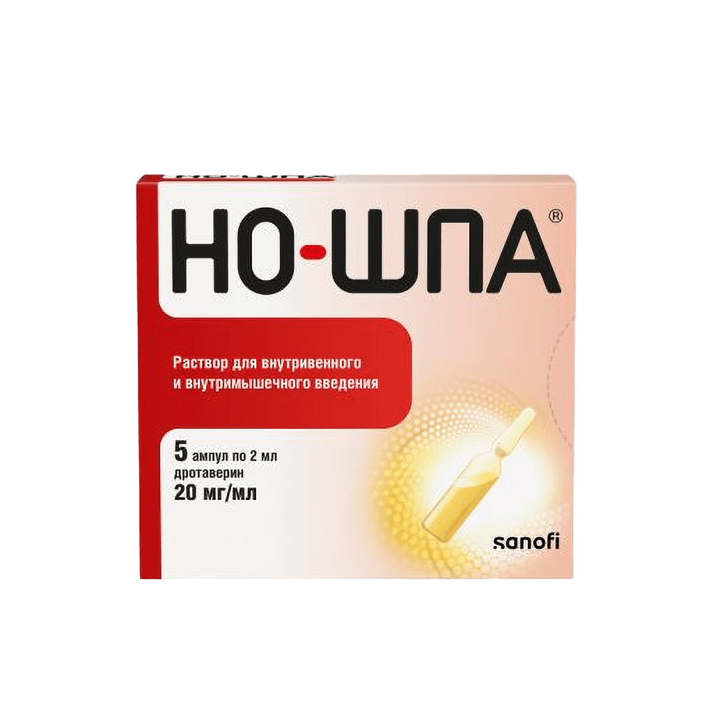 Но-Шпа, 40 мг/2 мл, амп. №5
