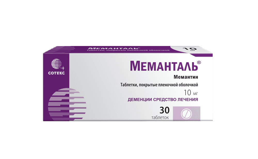 Меманталь, 10 мг, таб. №30