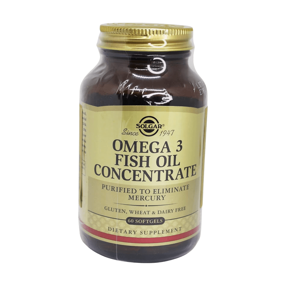 Омега 3 Рыбьего жира Концентрат (Solgar Omega 3 Fish Oil Concentrate), капс. №60