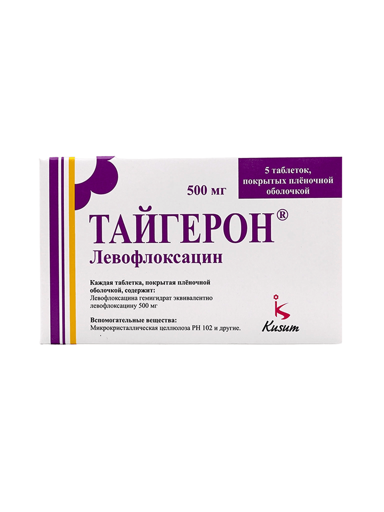 Тайгерон, 500 мг, таб. №5