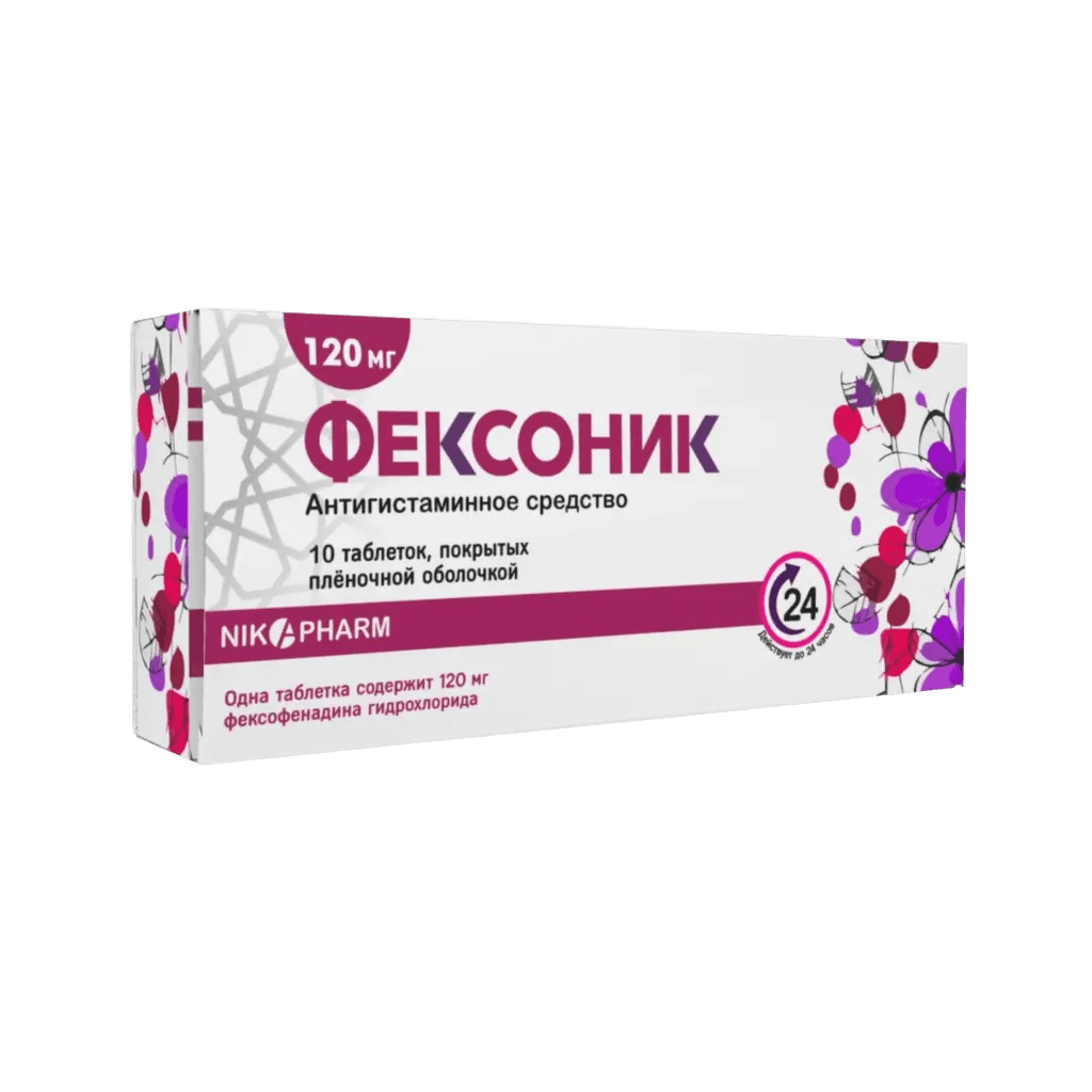 Фексоник, 120 мг, таб. №10