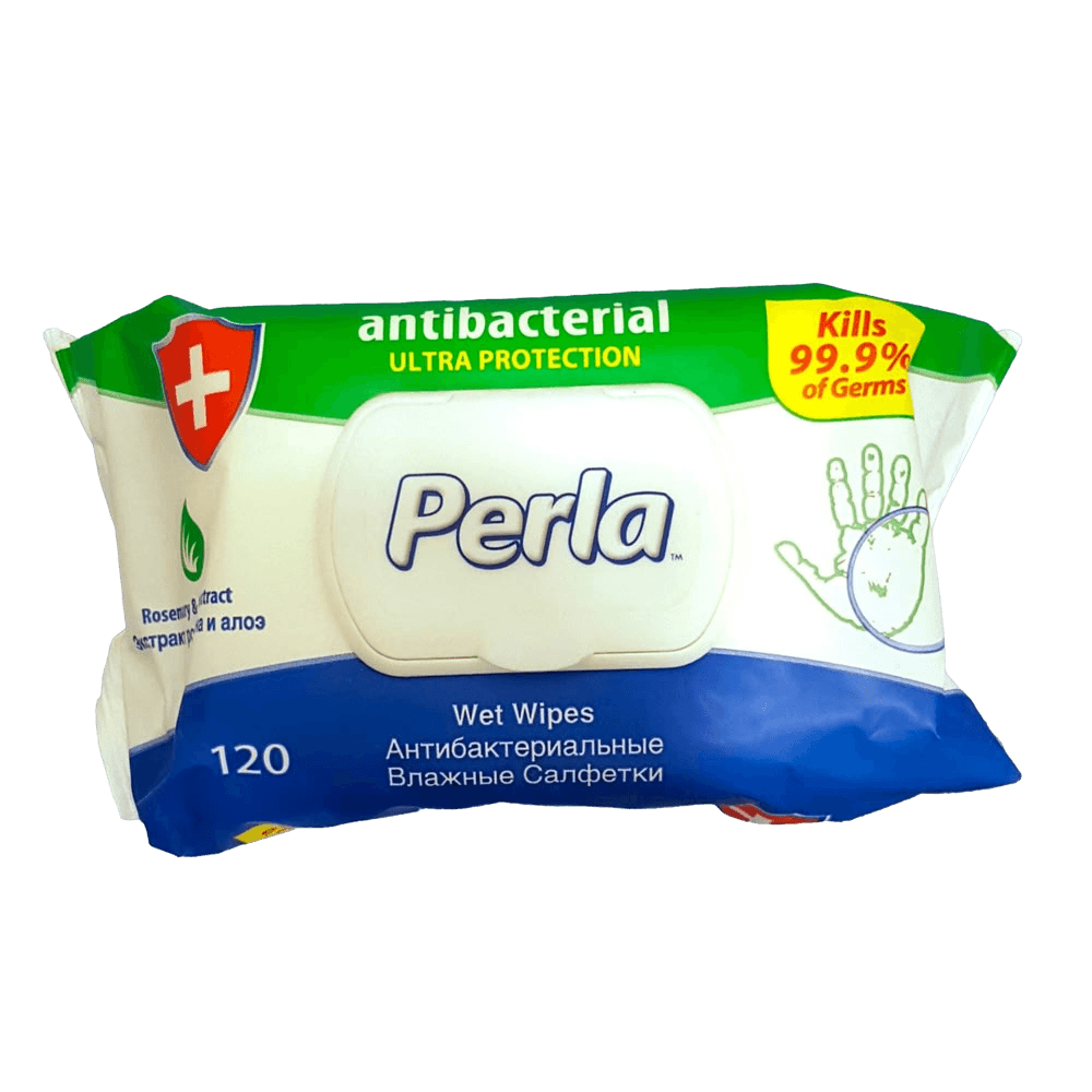 Салфетки влаж. антибак. Perla, №120