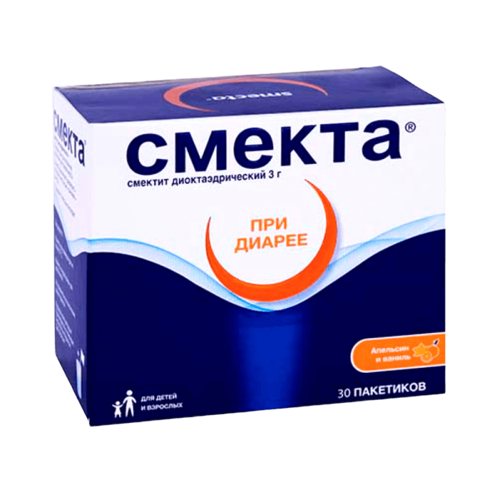 Смекта, 3 г, пакетики, №30