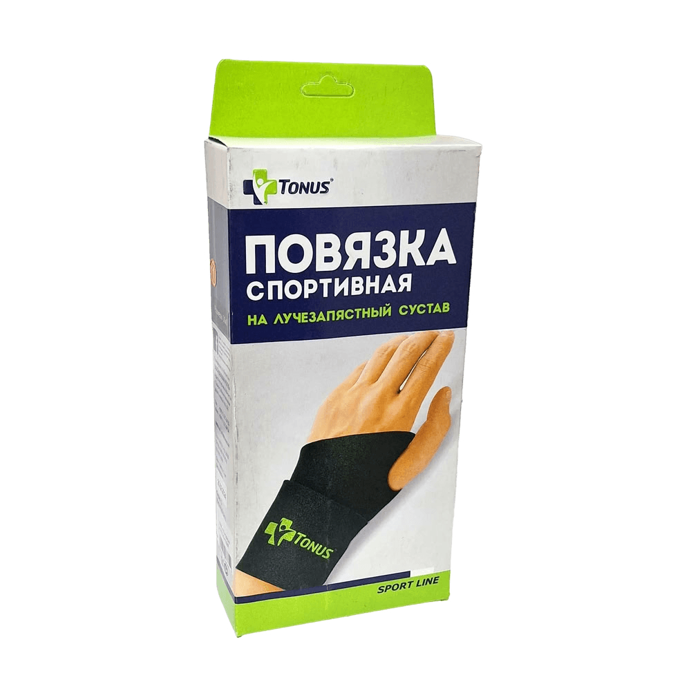 Повязка спортивная на лучезапястный сустав, 35 см х 8 см