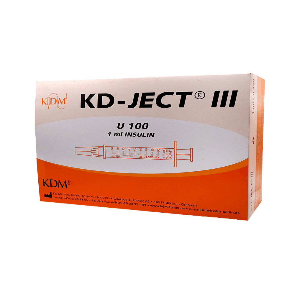 Шприц инсулин. KD-Ject III U-100, 1мл