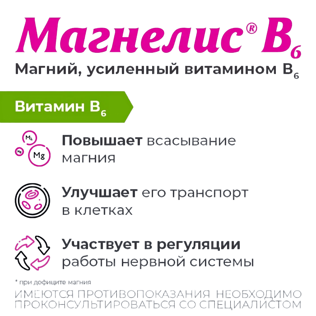 Магнелис В6, таб. №50