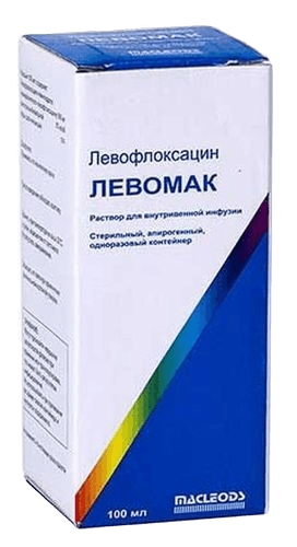 Левомак, 500 мг/100 мл, 100 мл,