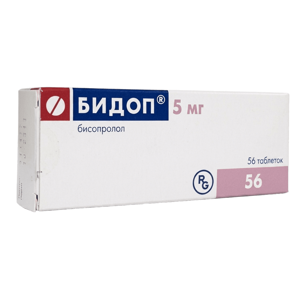 Бидоп, 5 мг, таб. №56