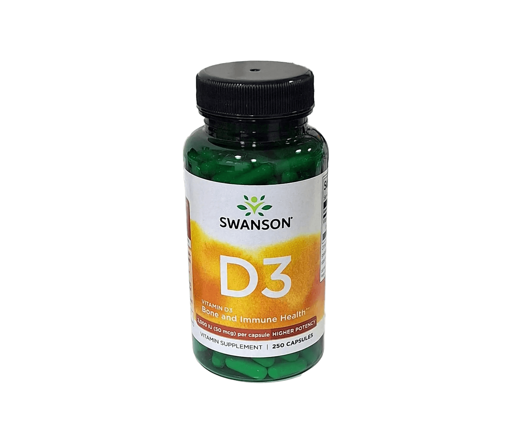 Витамин Д3 (Swanson Vitamin D3), 2000 МЕ/50 мкг, капс. №250
