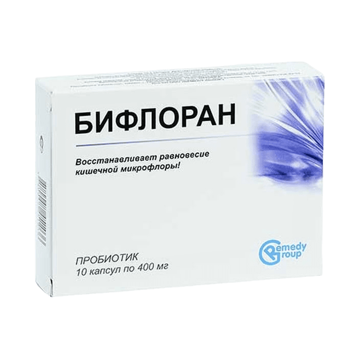 Бифлоран, 400 мг, капс. №10