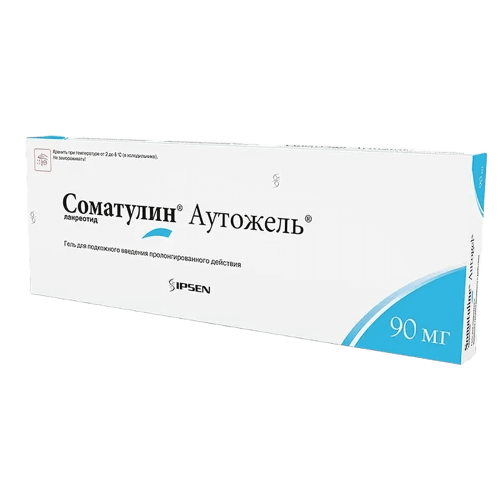 Соматулин Аутожель, 90 мг/0,5 мл, шприц №1