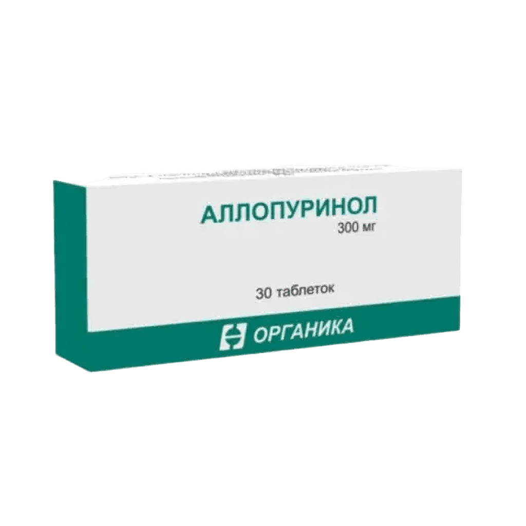 Аллопуринол, 300 мг, таб. №30